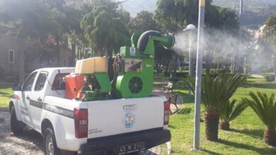 Manisa ilaçlama çalışmalarını sürdürüyor