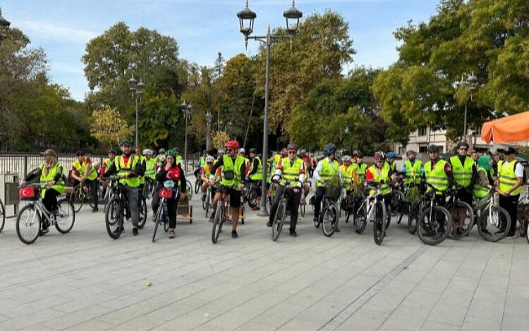 Konya Büyükşehir bisikletseverleri buluşturdu Konya Büyükşehir bisikletseverleri buluşturdu