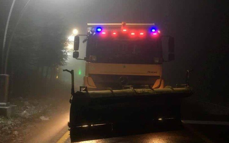 Kocaeli Kartepe’de kar nöbeti başladı Kocaeli Kartepe’de kar nöbeti başladı