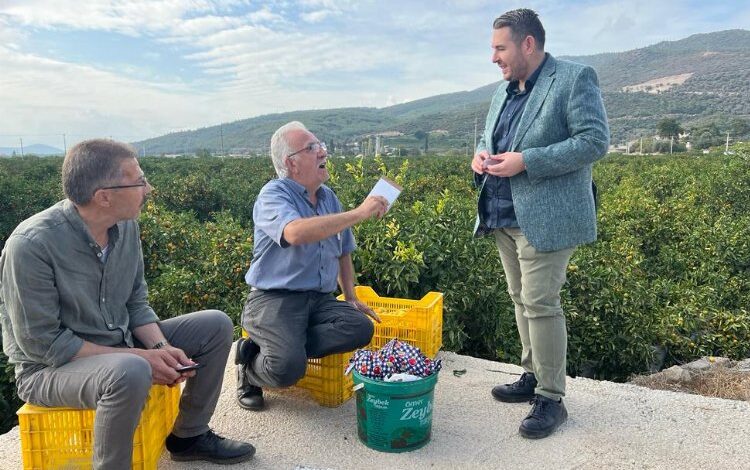 Menderes’te CHP’li aday adayından tarım projesi Menderes’te CHP’li aday adayından tarım projesi