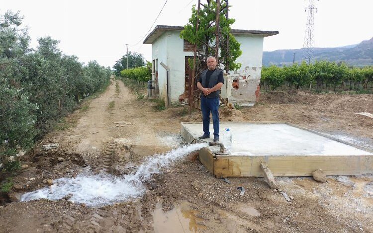 Manisa Alaşehir’de saniyede 25 litre verimli su