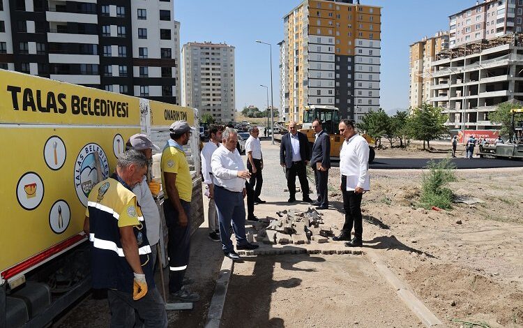 Kayseri Talas’ta onarım timi iş başında
