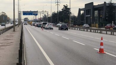 Kocaeli’de D-100 Ankara yönü asfaltlandı