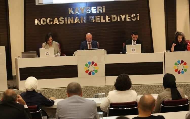 Kayseri Kocasinan meclisi toplandı Kayseri Kocasinan meclisi toplandı