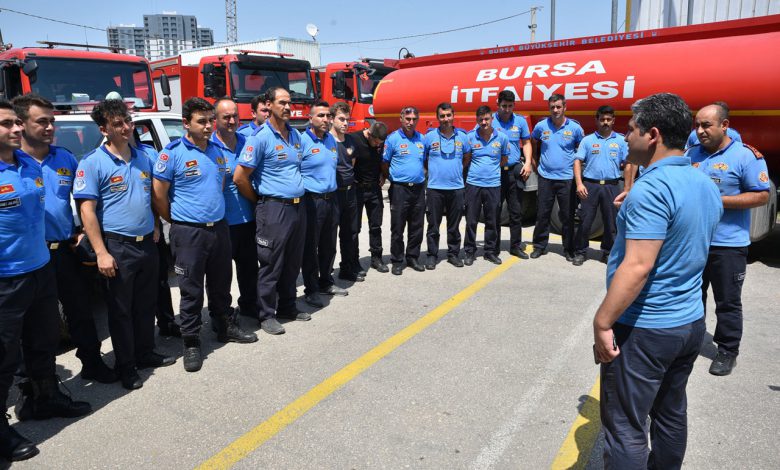 Bursa İtfaiye ekibi Marmaris için yola çıktı