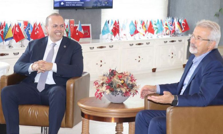 Bursa’da Balkan Rumeli Sanayicileri’nden Başkan Erdem’e ziyaret Bursa’da Balkan Rumeli Sanayicileri’nden Başkan Erdem’e ziyaret