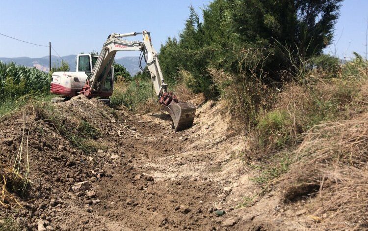 Manisa Kırkağaç’ta olası taşkınlar karşı önlem