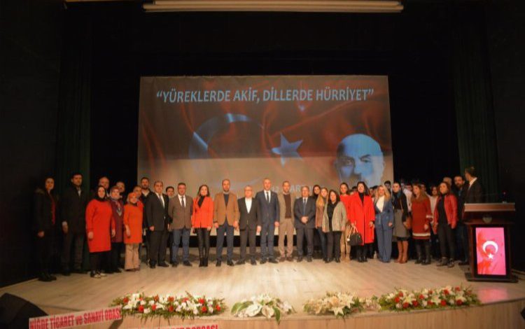 Mehmet Akif Ersoy Niğde’de anıldı