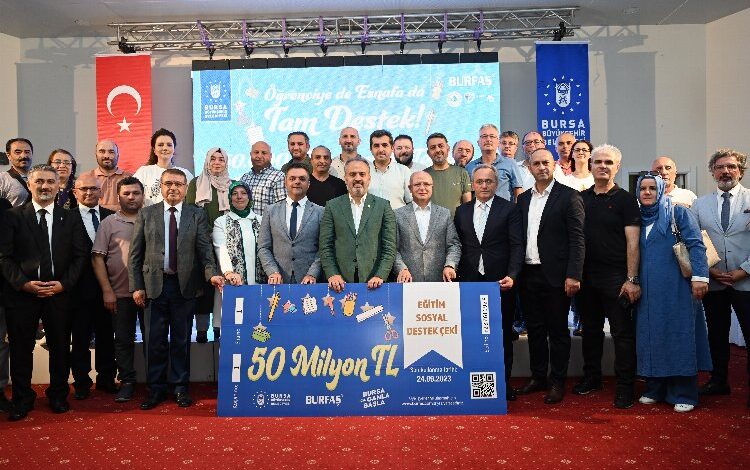 Bursa’dan eğitime 50 milyon TL’lik destek Bursa’dan eğitime 50 milyon TL’lik destek