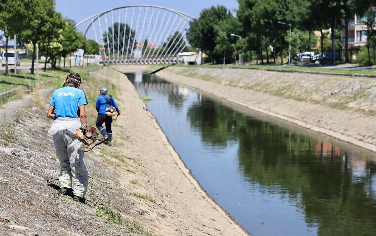 Sakarya’da Çark Deresi çevresinde bayram temizliği Sakarya’da Çark Deresi çevresinde bayram temizliği