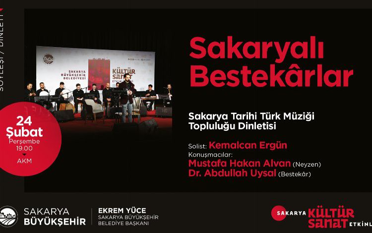 Sakarya’da söyleşi ve dinletiler devam edecek Sakarya’da söyleşi ve dinletiler devam edecek