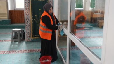 Çayırova’da ibadethanelere rutin temizlik