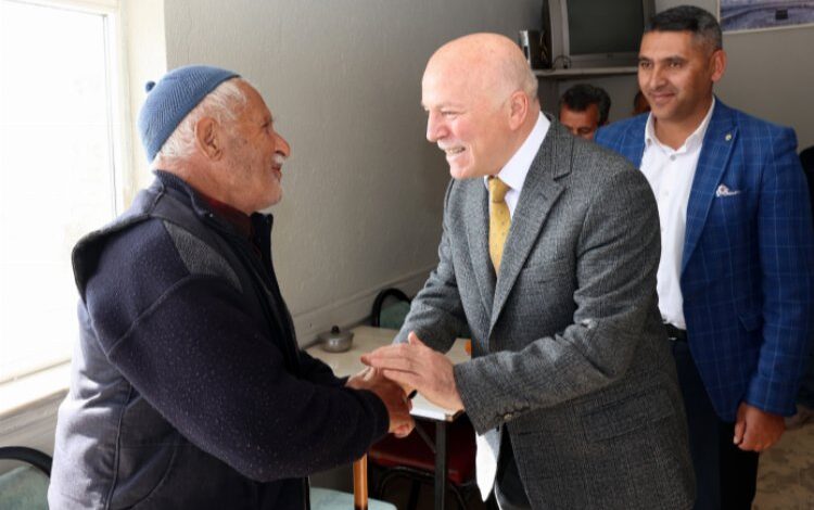 Mehmet Sekman esnafla buluştu