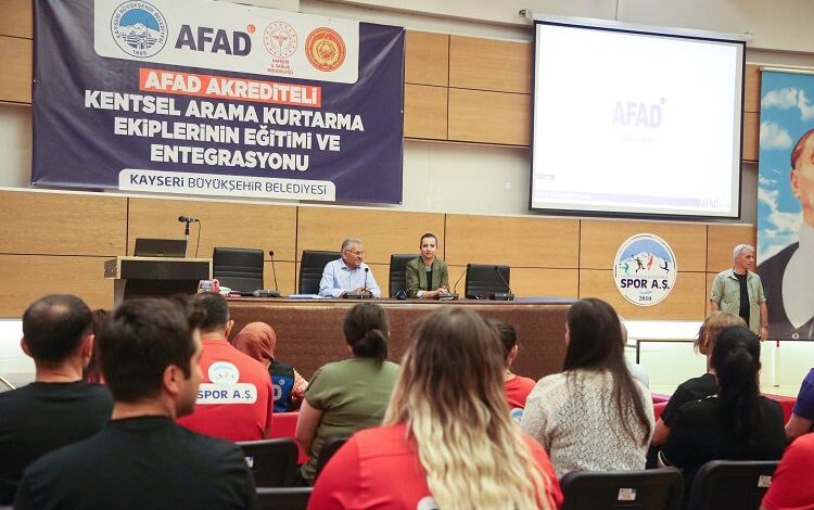 AFAD’dan Kayseri’de eğitim ve seminer