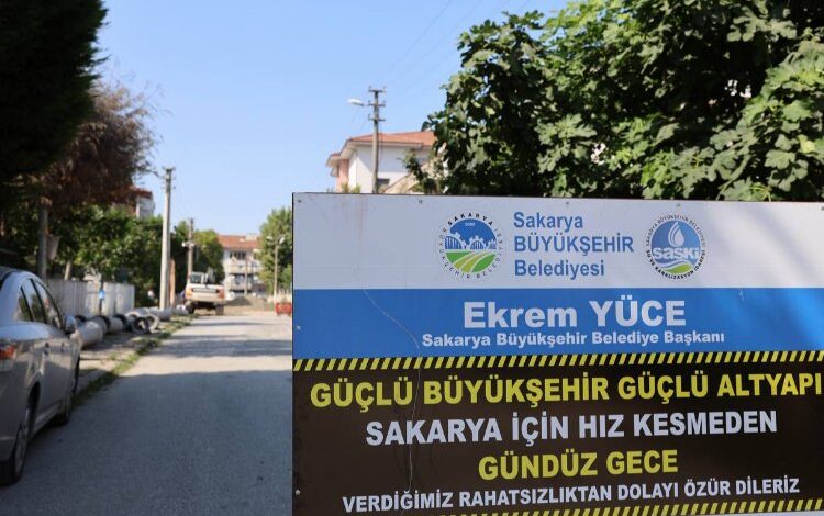 Sakarya’da Erenler’in altyapı projesi hızlı başladı