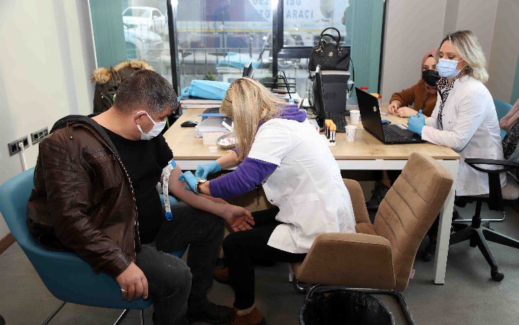 İSU personeli sağlık taramasından geçti