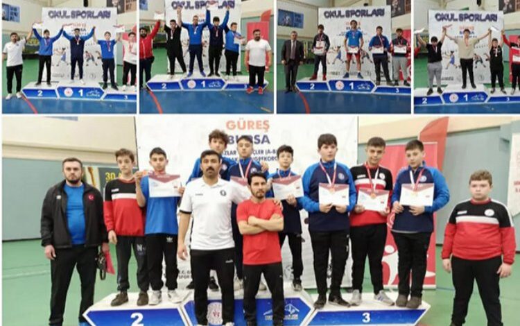 Kütahyalı güreşçiler 15 madalya ile Türkiye finallerinde