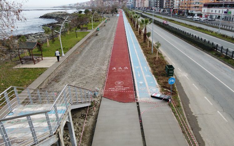 Rize sahil yolunda ikinci etap Rize sahil yolunda ikinci etap