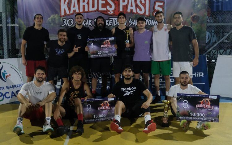 Kocaeli sokak basketbolunda heyecan dolu final