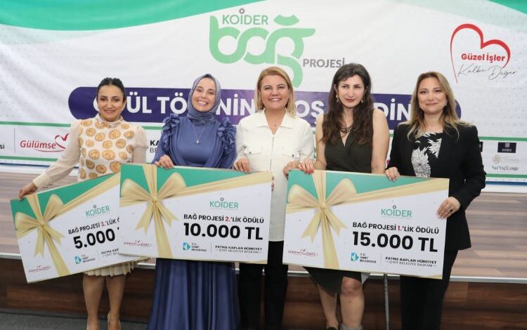 İzmit’in ‘Bağ Projesi’ ödüllerine muhteşem gece