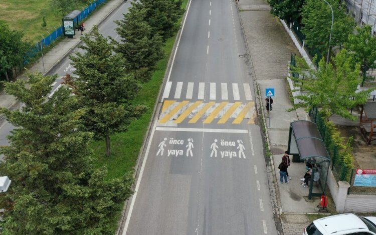 Trafikte yaya güvenliği için önemli çalışma