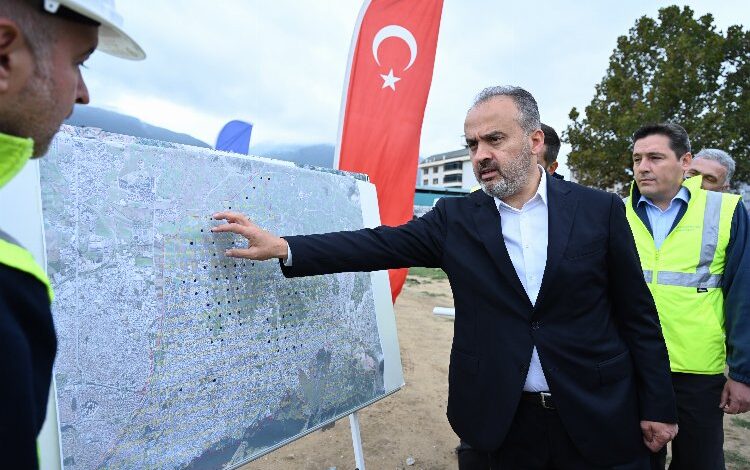 Bursa Yıldırım’ın zemin röntgeni çekiliyor