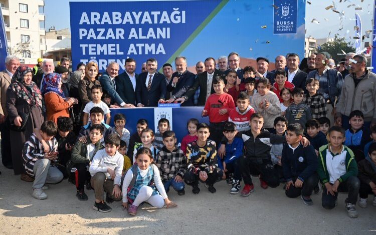 Bursa’ya yeni kapalı pazar alanı