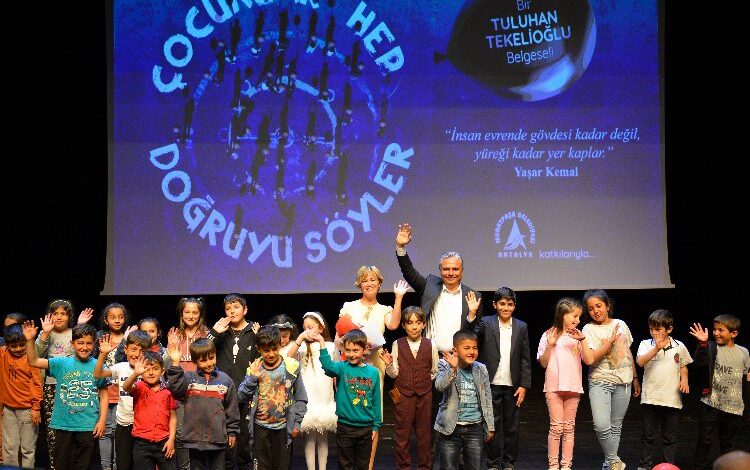 ‘Çocuklar Hep Doğruyu Söyler’ Antalya galasını yaptı