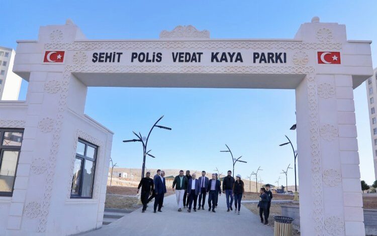 Mardin’de ‘Şehit Vedat Kaya Parkı’ şekillendi
