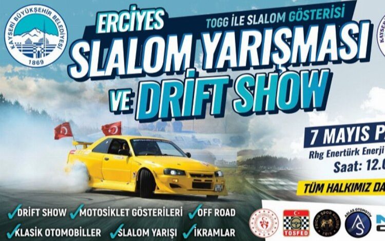 Kayseri Büyükşehir ve Melikgazi’den slalom yarışması