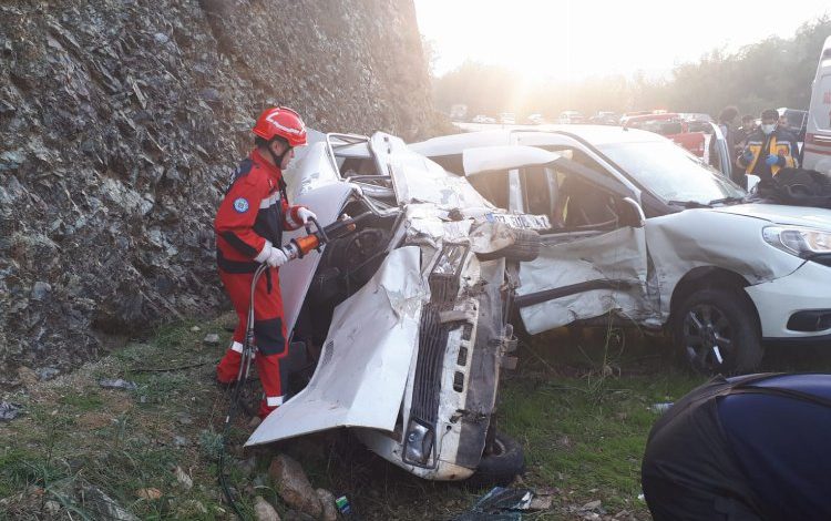 Muğla itfaiyesi zamanla yarışıyor