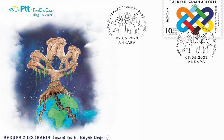 PTT’den ‘Avrupa 2023’e özel pul PTT’den ‘Avrupa 2023’e özel pul