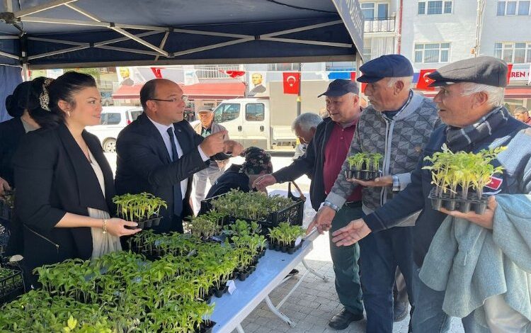 Ücretsiz fideye akın ettiler Ücretsiz fideye akın ettiler