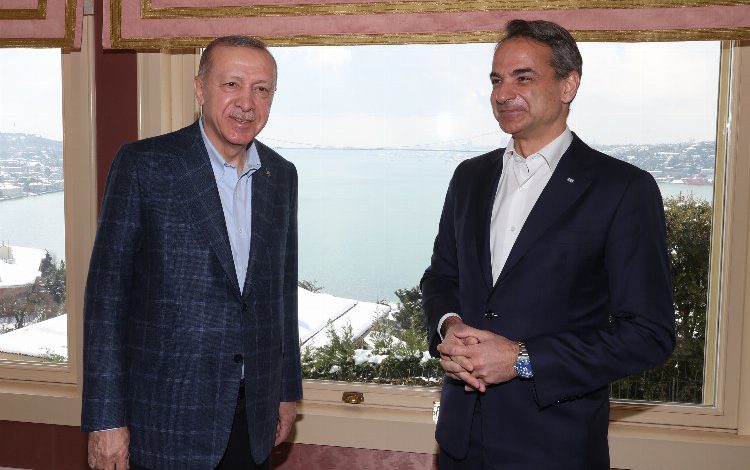 Erdoğan ve Miçotakis ilişkilerin iyileştirilmesinde mutabık kaldı Erdoğan ve Miçotakis ilişkilerin iyileştirilmesinde mutabık kaldı