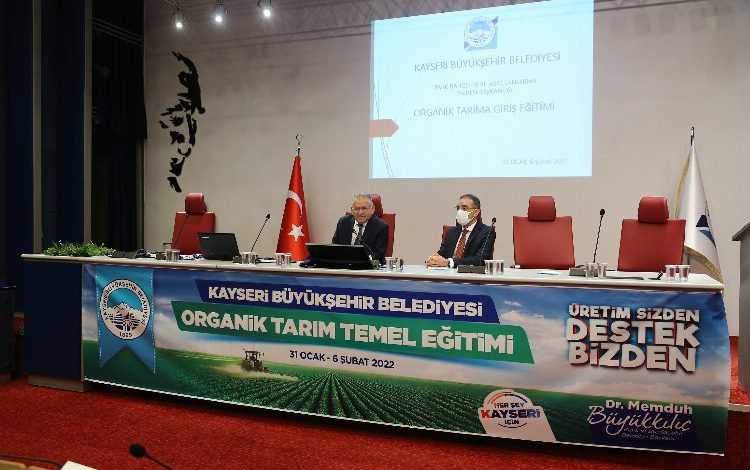 Kayseri’de Organik Tarım Temel Eğitim Programı açıldı Kayseri’de Organik Tarım Temel Eğitim Programı açıldı